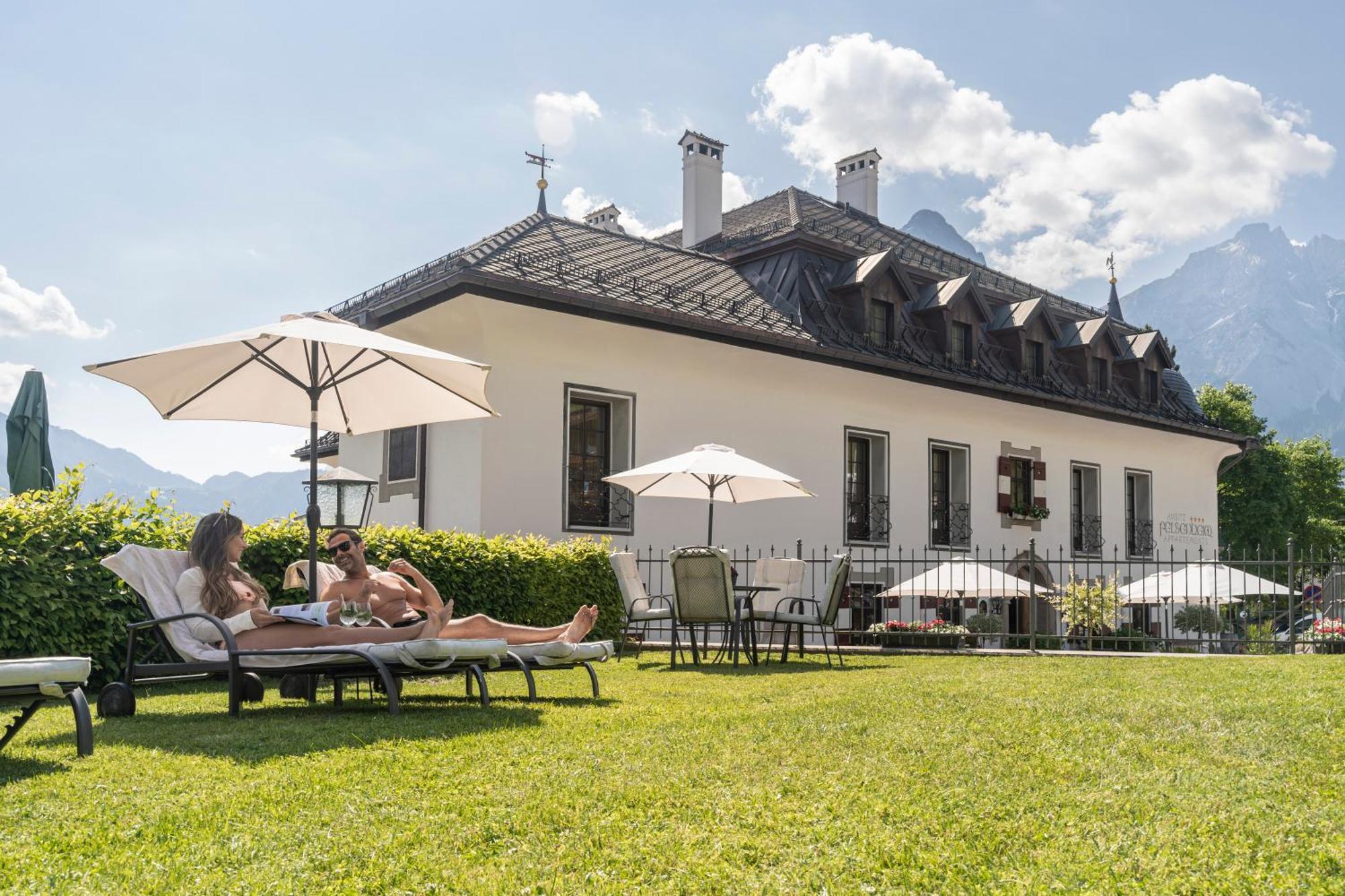 Aparthotel Ansitz Felsenheim Lermoos Ngoại thất bức ảnh